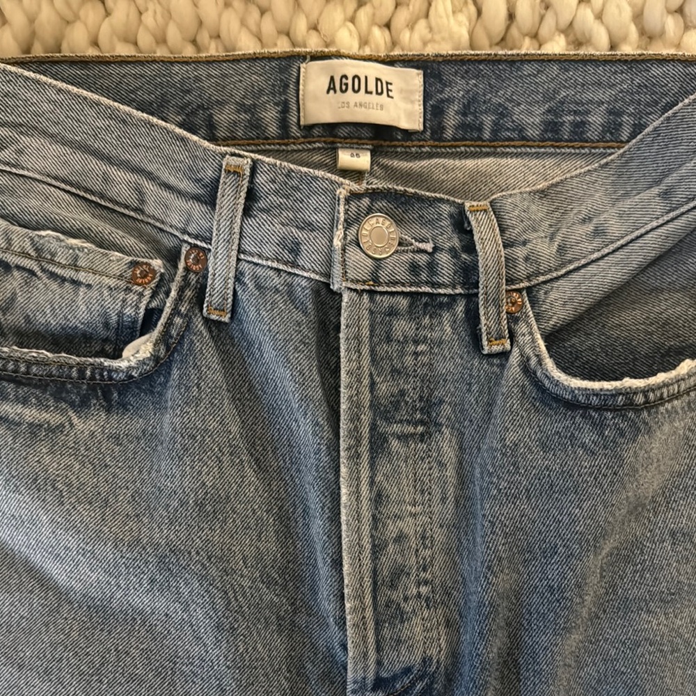 AGOLDE LANA STRAIGHT LEG Blue Jeans